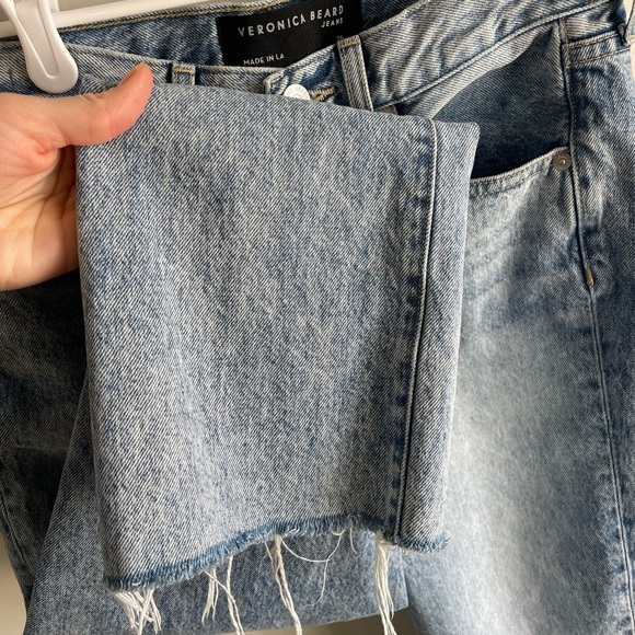 Veronica Beard Jeans Carly Kick Flare High Rise - Pebble Stone - Size 26 - Picture 13 of 15